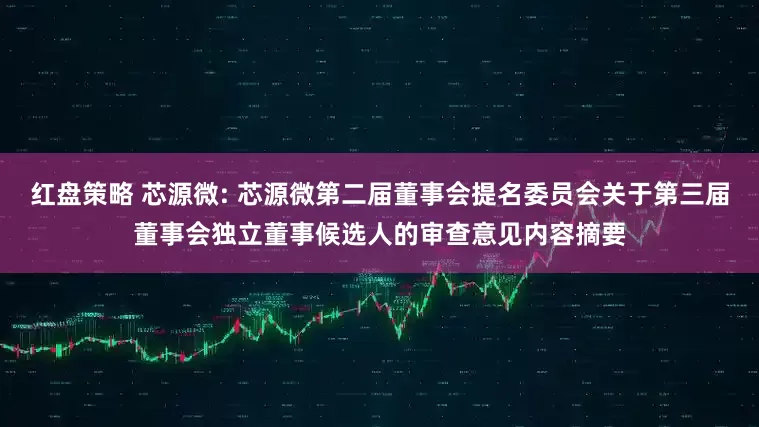 红盘策略 芯源微: 芯源微第二届董事会提名委员会关于第三届董事会独立董事候选人的审查意见内容摘要